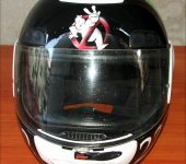Airbrushing on Helmet